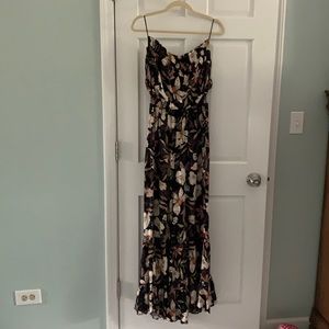 Ladies strapless jumpsuit